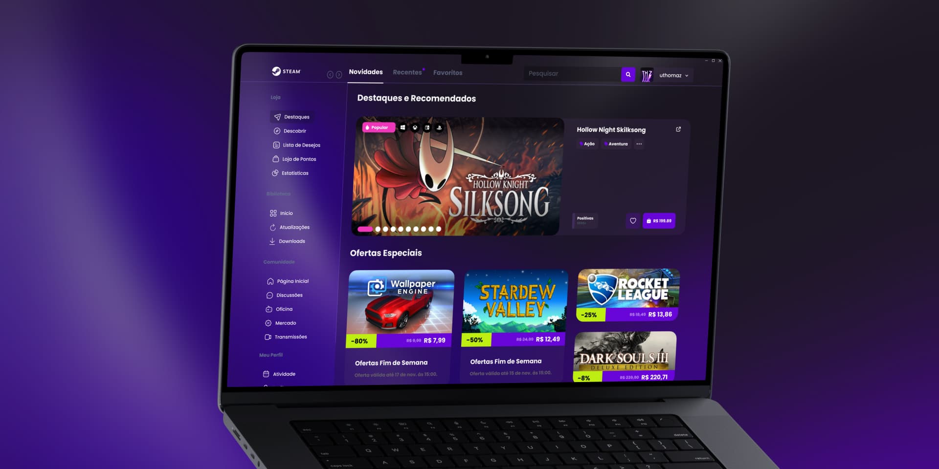 Steam — Redesign